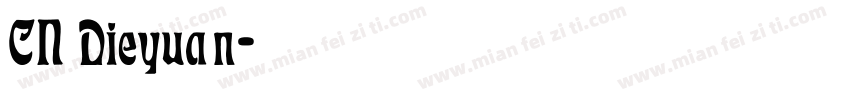 CN Dieyuan字体转换